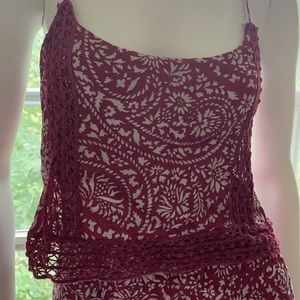 Abercrombie & Fich short lacy romper